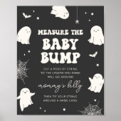 Little Booベビーバンプ赤ちゃんシャワー記号を測定 ポスター (正面)