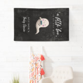 Little Boo不気味 Boy Baby Shower Banner 横断幕 (インサイチュ)