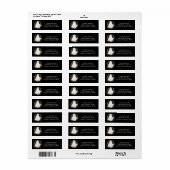 Little Boo幽霊ハロウィーン赤ちゃんシャワーアドレス ラベル (フルシート)