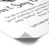 Little Boo物干しベビーがベビー記号を言わない ポスター (角)