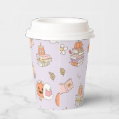 Little Boo薄紫ブお洒落ックベビーシャワー 紙コップ (右)