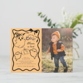 Little Boo誕生日パーティーへの招待 招待状 (スタンド正面)