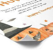 Little Boo赤ちゃんシャワーおしゃぶり狩りゲームサイン ポスター (角)