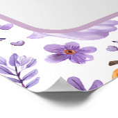 Little Boo赤ちゃんシャワーハロウィーン歓迎サイン ポスター (角)