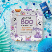 Little Boo赤ちゃんシャワーパンプキンハロウィーン ペーパープレート (パーティー)