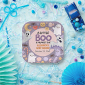 Little Boo赤ちゃんシャワーパンプキンハロウィーン ペーパープレート (パーティー)