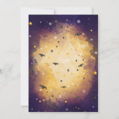 Little Boo赤ちゃんシャワー、ハロウィーン赤ちゃんシャワー 招待状 (裏面)