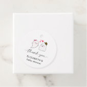 Little Boo赤ちゃんシャワーHalloweenありがとうスクリプト フェイバータグ (インサイチュ)