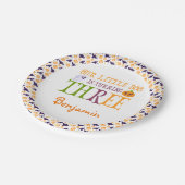 Little Boo 3ハロウィーン3回目の誕生日 ペーパープレート (アングル)