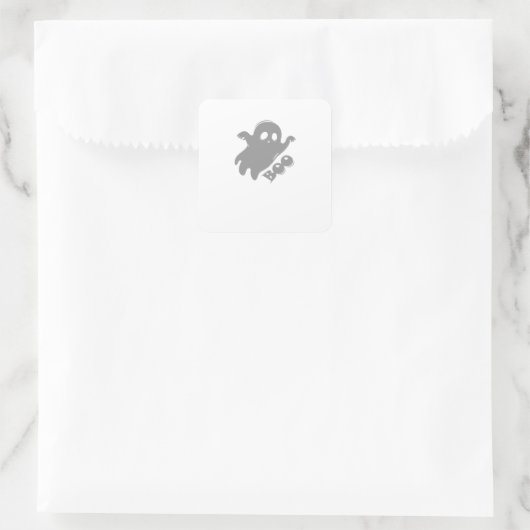 Little Boo Aesthetic Simple スクエアシール (バッグ)