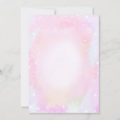 Little Boo Baby Girl Baby Shower 招待状 (裏面)