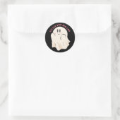 Little Boo Big Cooステッカー ラウンドシール (バッグ)