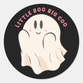 Little Boo Big Cooステッカー ラウンドシール