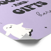 Little Boo Books and Giftパーティー標識 ポスター (角)