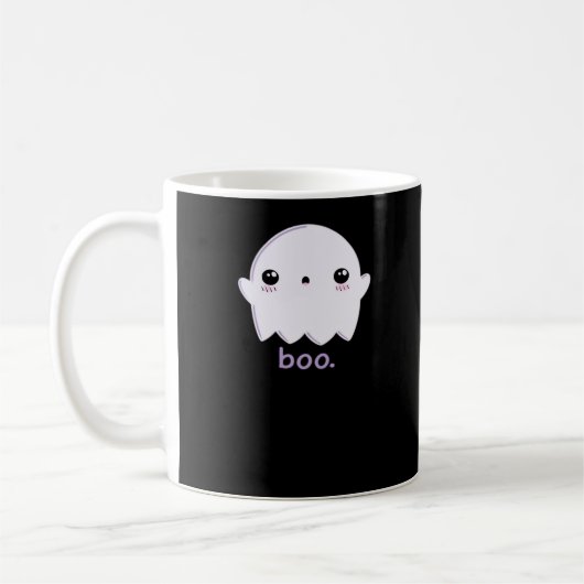 Little Boo Cute Halloween コーヒーマグカップ (左)