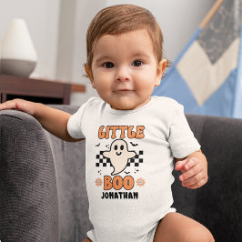 Little Boo, Cute Halloween ベビーボディスーツ