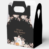 Little Boo Elegant Boho Ghost Baby Shower  フェイバーボックス (見開き)