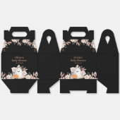 Little Boo Elegant Boho Ghost Baby Shower  フェイバーボックス (見開き)