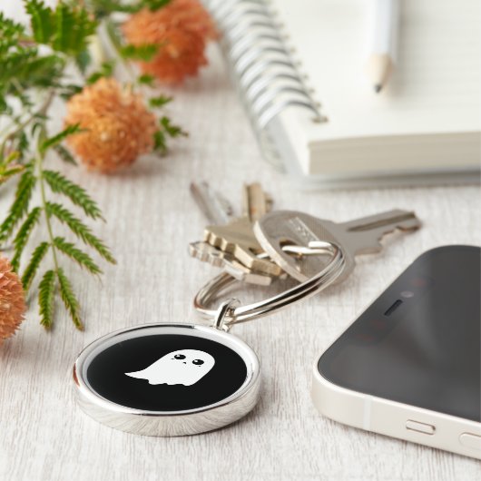 Little Boo Funny Meme Design キーホルダー (側面)