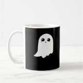 Little Boo Funny Meme Design コーヒーマグカップ (左)