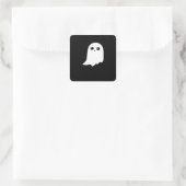 Little Boo Funny Meme Design スクエアシール (バッグ)