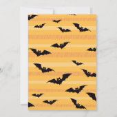 Little Boo Halloweenへの赤ちゃんシャワーの招待。 招待状 (裏面)