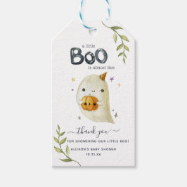Little Boo Halloween | ベビーシャワーのお礼ギフト ギフトタグ