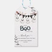 Little Boo Halloween | ベビーシャワーのお礼タグ ギフトタグ (正面)
