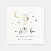 Little Boo Halloween Baby Shower スタンダードカクテルナプキン (正面)