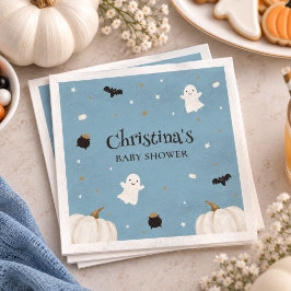 Little Boo Halloween Baby Shower Paper Napkins スタンダードカクテルナプキン