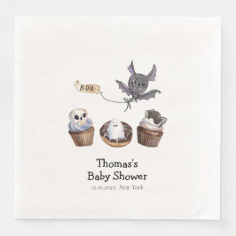 Little Boo Halloween cupcake Baby Shower