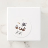 Little Boo Halloween cupcake Baby Shower フェイバータグ (インサイチュ)