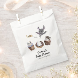 Little Boo Halloween cupcake Baby Shower フェイバーバッグ