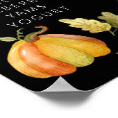 Little Boo | Halloween First Birthday Milestone ポスター (角)