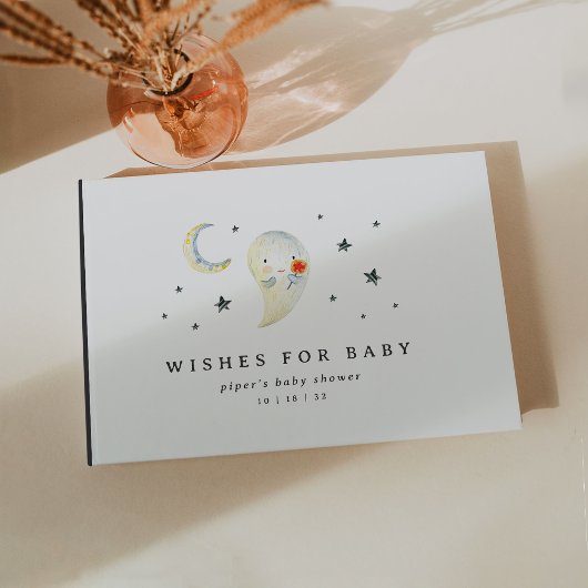 Little Boo Halloween Ghost Baby Shower ゲストブック