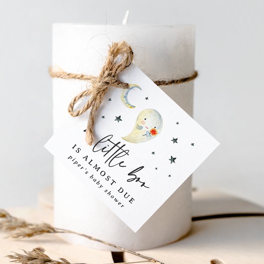 Little Boo Halloween Ghost Baby Shower フェイバータグ