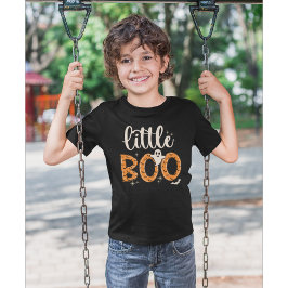 Little Boo Halloween Naranja lindo Tシャツ