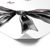 Little Boo Halloween Pink Baby Shower Welcome ポスター (角)