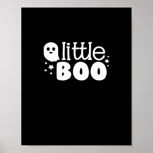 Little Boo Halloween Print Design ポスター (正面)