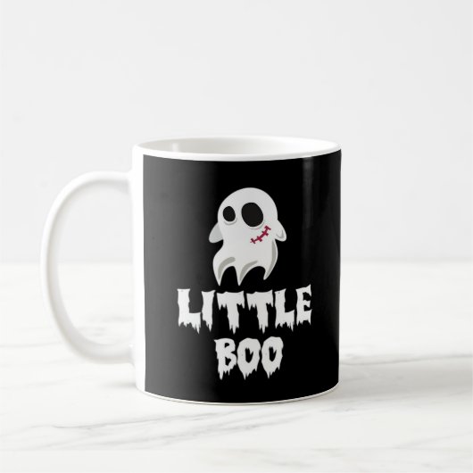Little Boo In Halloween Cool Graphic コーヒーマグカップ (左)