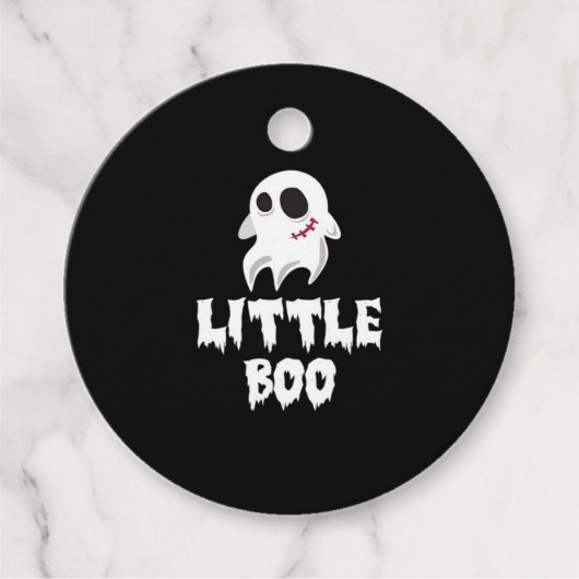 Little Boo In Halloween Cool Graphic フェイバータグ (正面)