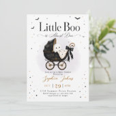 Little Boo is Almost Due ハロウィンベビーシャワー 招待状 (スタンド正面)