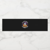 Little Boo Is Almost Due Cute Halloween Pregnancy  ペットボトルラベル (シングルラベル)