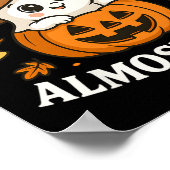 Little Boo Is Almost Due Halloween Pregnancy Revea ポスター (角)