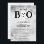 Little Boo Kidsモダンハロウィーン誕生日パーティー 招待状<br><div class="desc">白黒の小さなブキッズモダンハロウィーン誕生日パーティーの招待</div>