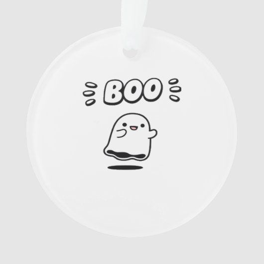 Little Boo Minimal Style オーナメント (正面)