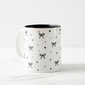Little Bows Tasse ツートーンマグカップ (正面左)