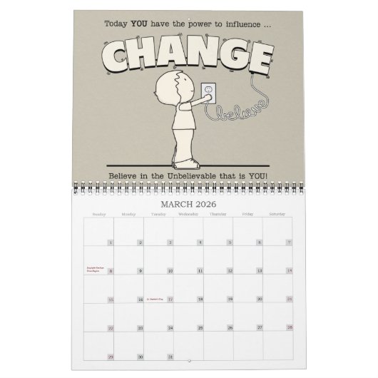 Little Boy Arranges Words 2022 (Medium) Calendar カレンダー (3月 2026)