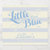 Little Boy Blue Baby Shower Wine Label ビールラベル (シングルラベル)