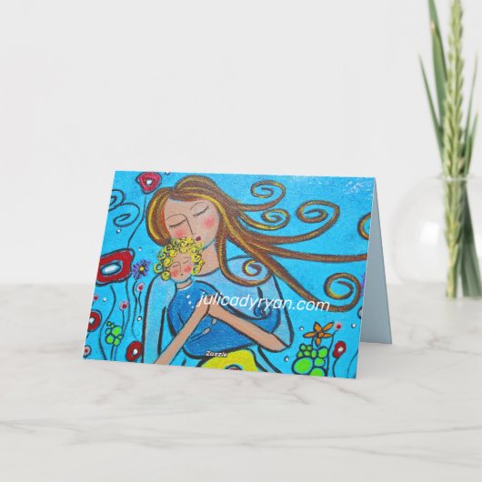 Little Boy Blue Mother's Dayカード カード (裏面)